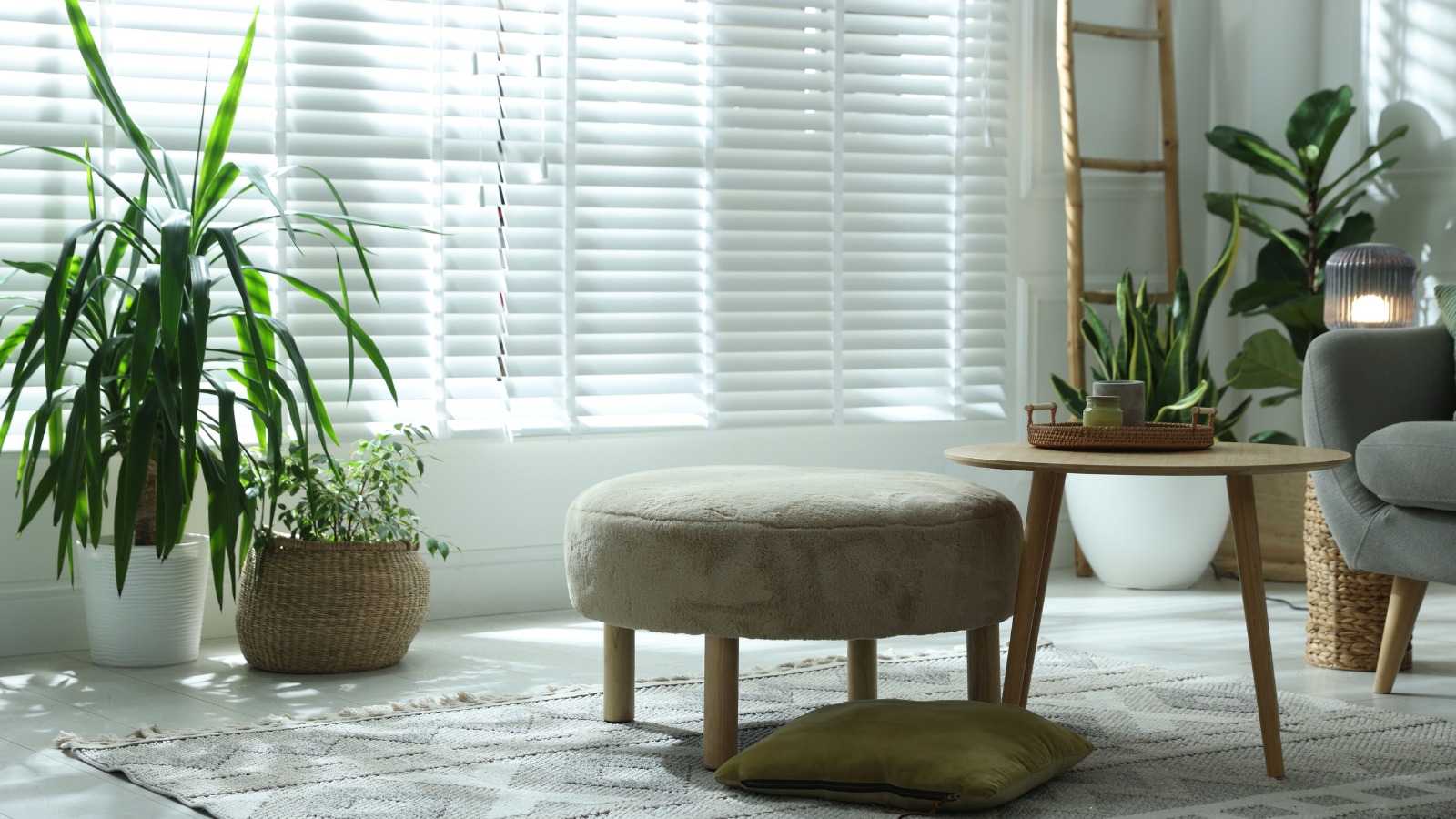 שילוב צבעים לסלון אפור